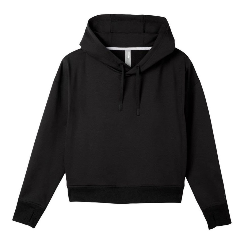 BRAND NEW women fwd core fleece po black hoody hoodie sweater size M